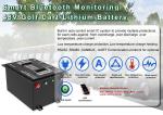 LiFePO4 Golf Cart 48V 51.2V 105Ah Lithium Iron LFP Batteries with LCD LED