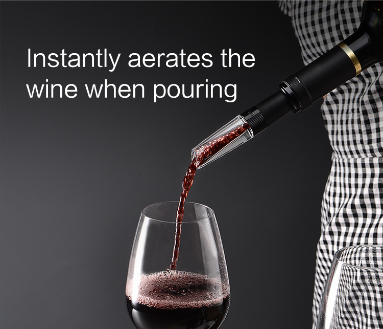 Food Grade Wine Aerator Pourer Decanter Eco Friendly Shatterproof Recyclable
