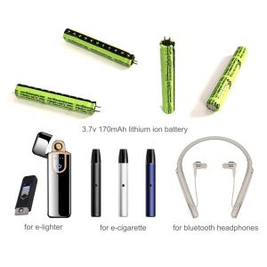Wholesale UL Certificated Lithium Ion Battery Cell Rechargeable HCC0840 3.7V 170mAh from china suppliers