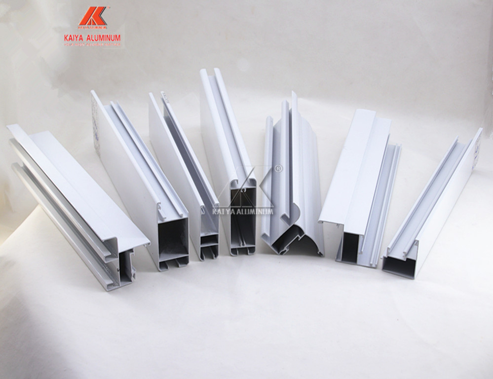 Powder Coating Extrusion Aluminium Sliding Door Profiles T3 Temper