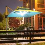 Outdoor Sunshade Parasol Aluminum Garden Cantilever Parasol Patio Big Roma