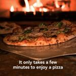 Steel Stainless Steel Tabletop Wood Pellet Pizza Oven for Convenient Baking