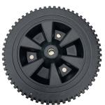 8 Inch Blow Molding Solid Plastic Wheels For Garden Caddy / Trolley / Industrial