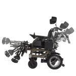 120kg Load 10AH 20AH Lithium Battery Electric Power Wheelchair