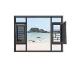 Bedroom Casement Windows with Wind Pressure Resistance Level 9 from Original