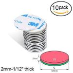 Permanent NdFeB Material Super Strong Round Disc N52 Neodymium Magnet with 3M