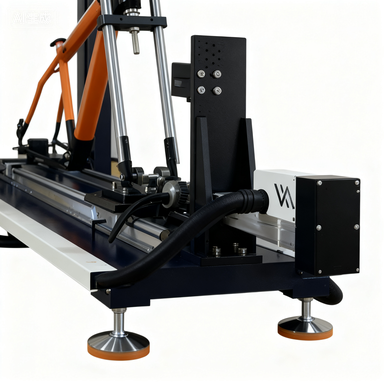 Dual-Axis Bicycle Frame Horizontal Vertical Endurance Tester PLC Servo Control Fatigue Strength Machine for Bicycles