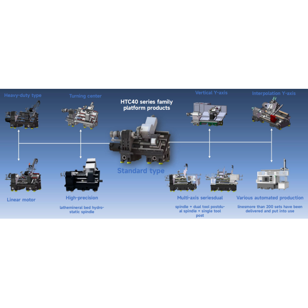 SMTCL HTC30Q Horizontal CNC Lathe | Compact High-Efficiency Turning Machine with Bar Feeder