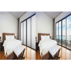 Wholesale Dynamic Privacy Bedroom Tempered PDLC Privacy Glass Remote Control PDLC Polymer Dispersed Liquid Crystal Glass For Construction from china suppliers