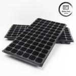 Versatile Garden Plastic Seedling Trays 50 To 128 Cell PET plastic germination