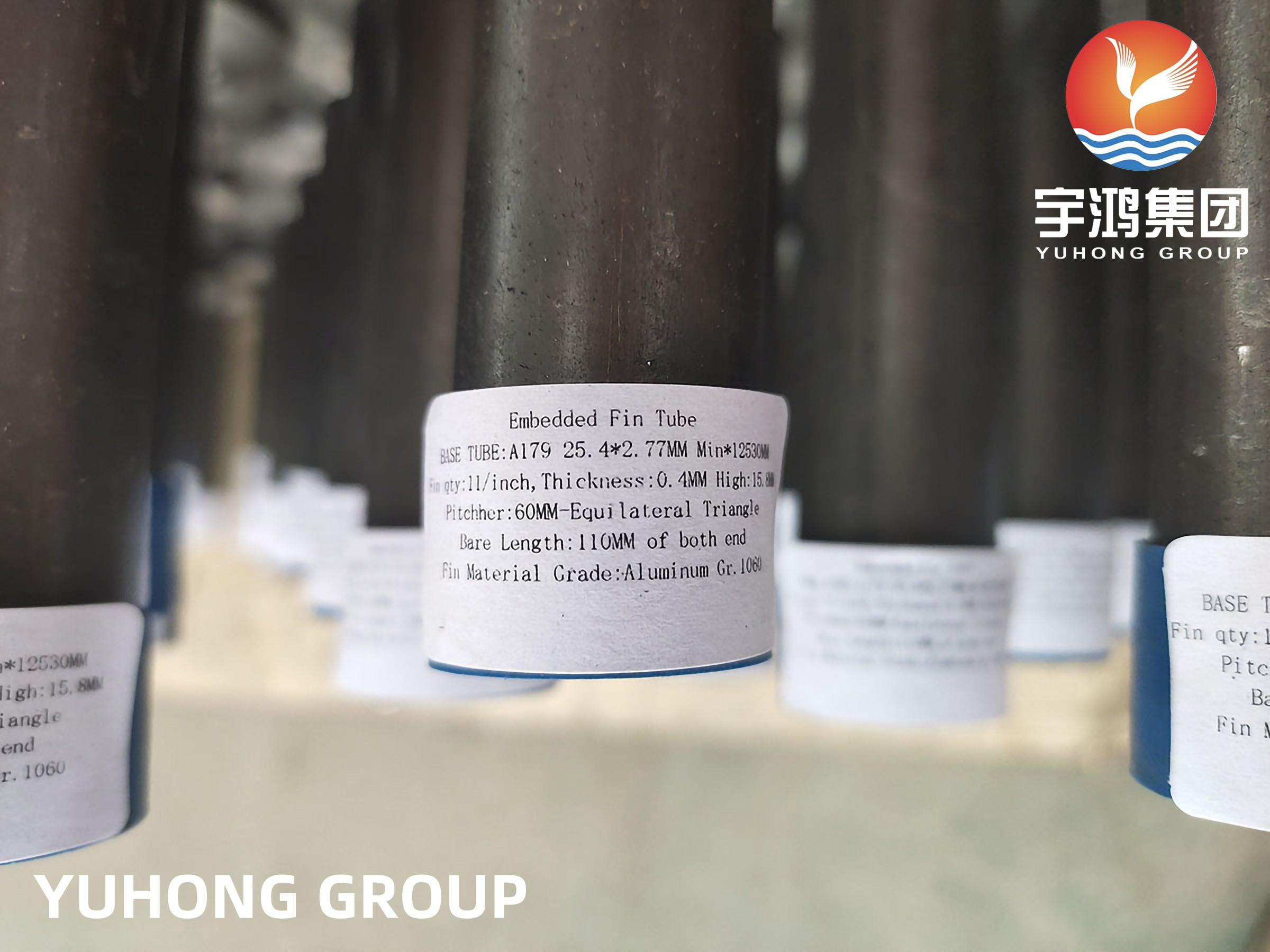 Type L Finned Tube ASTM A179 Carbon Steel Seamless Tube Radiant Heat Finned Tube