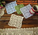 Fine craft handmade Crochet Doily mat 11 cm crochet cup mat coaster, Crochet