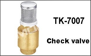 TMOK PN16 DN 15 Manual Control 2 Inch Brass Filter Foot Valve For Water Pumps