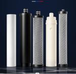 220V 5 Stage Stainless Steel Water Purifier T33 Post-carbon Filter Wall Mounted