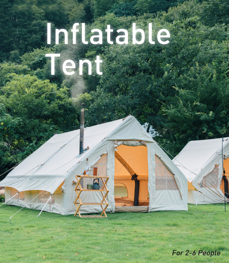 Luxury Outdoor Camping 10 Meters White 12 Sqm Large Colors Tent Inflatable Air Tent
