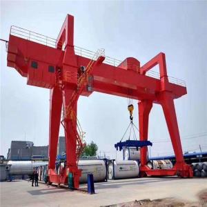 Wholesale U Type Warehouse Large Gantry Crane A5 - A7 Double Girder 16/3.2T from china suppliers