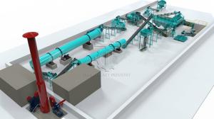Wholesale machines of Manure Pellet Granulation Plant Organic Fertilizer Production Line from china suppliers