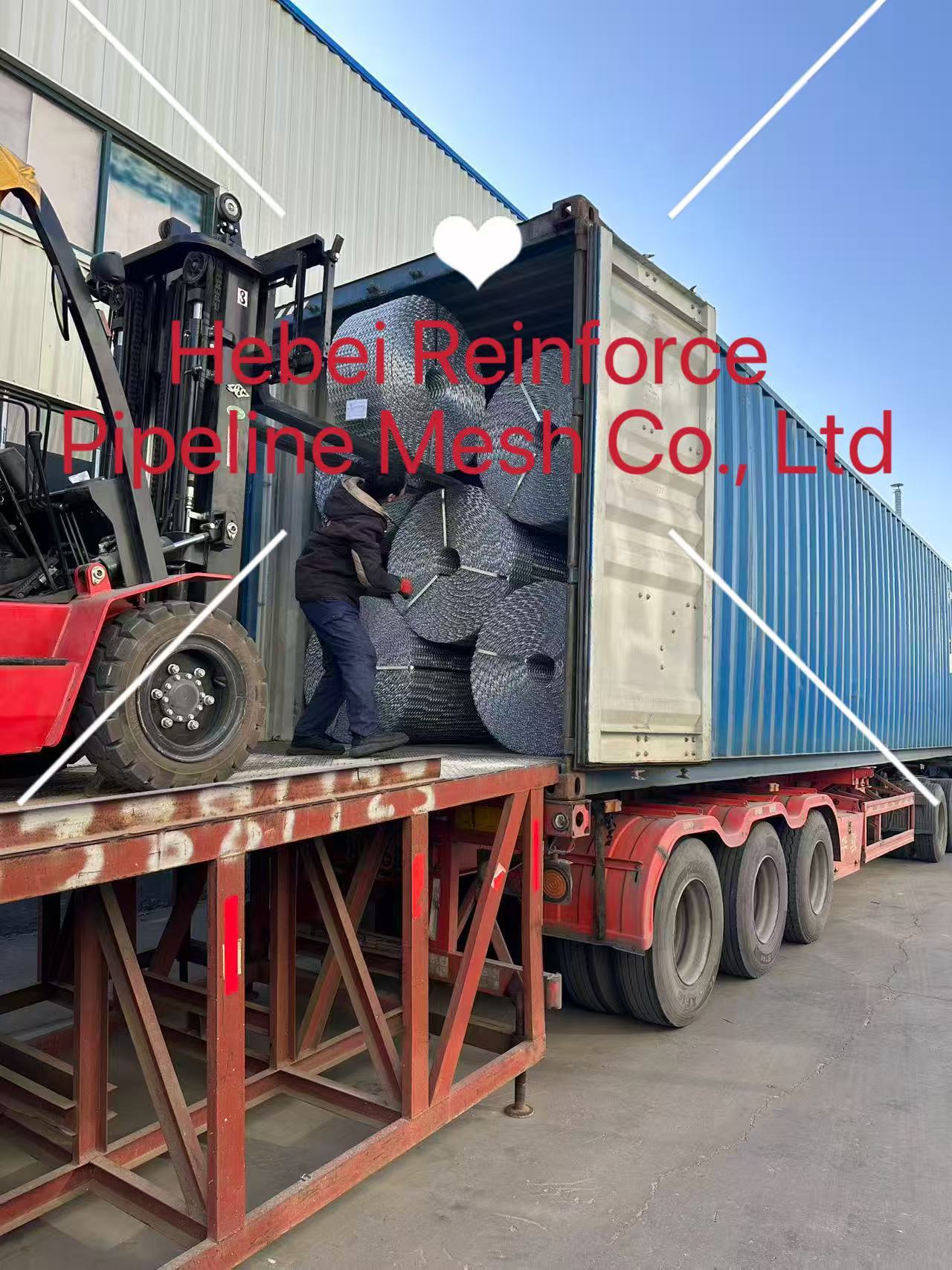 Oil Gas Pipeline Concrete Bonding Mesh