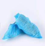 Non Woven PE Shoe Cover Plastic Blue Cleanroom Medical Disposable Shoe Cover