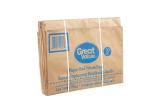 Double Thickened Sewn Open Mouth Multiwall Paper Bags Yard Trash Leaf Packing