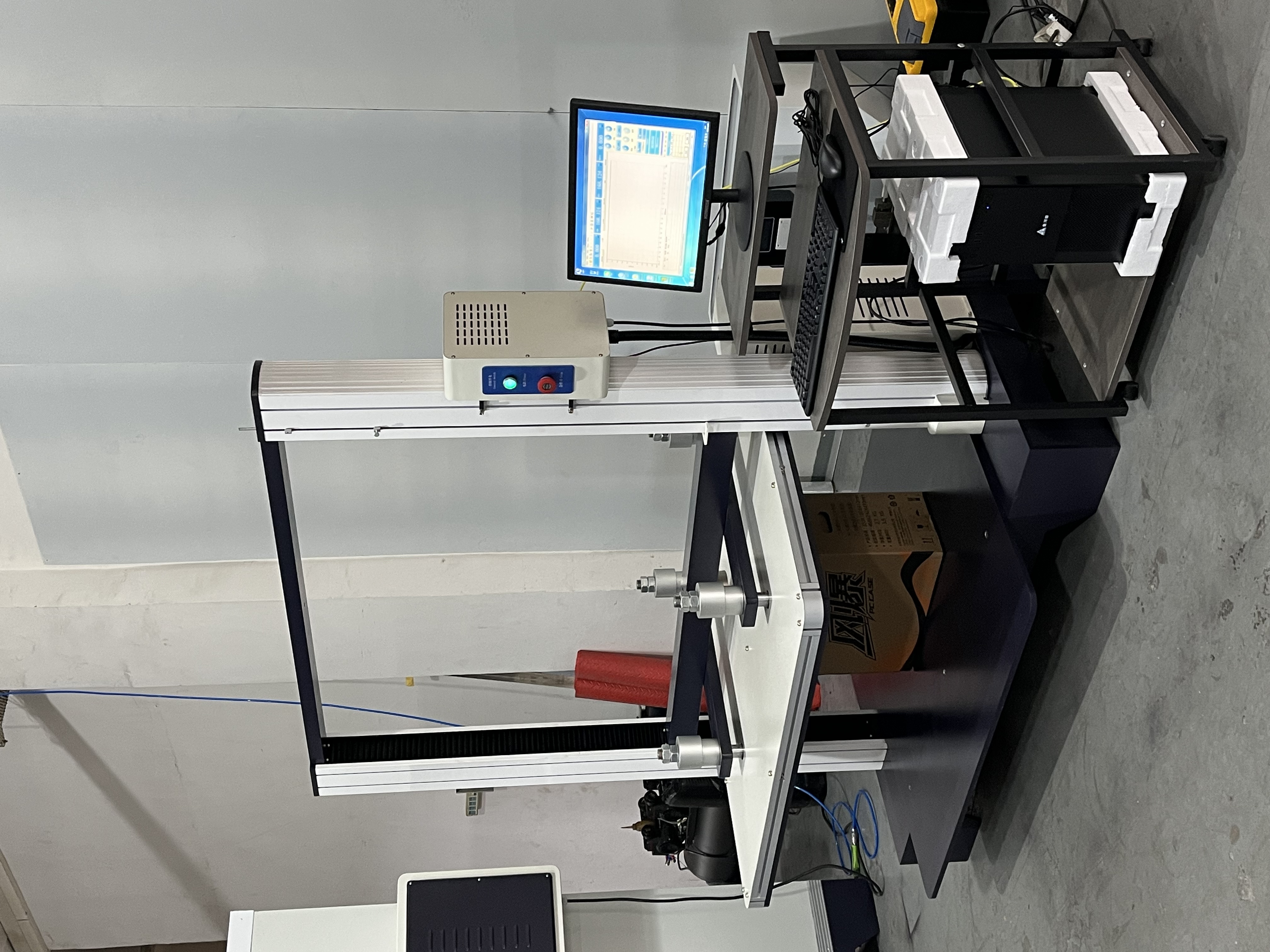 Corrugated Carton Compression Strength Tester Computer Control Box Pressure Testing Equipment