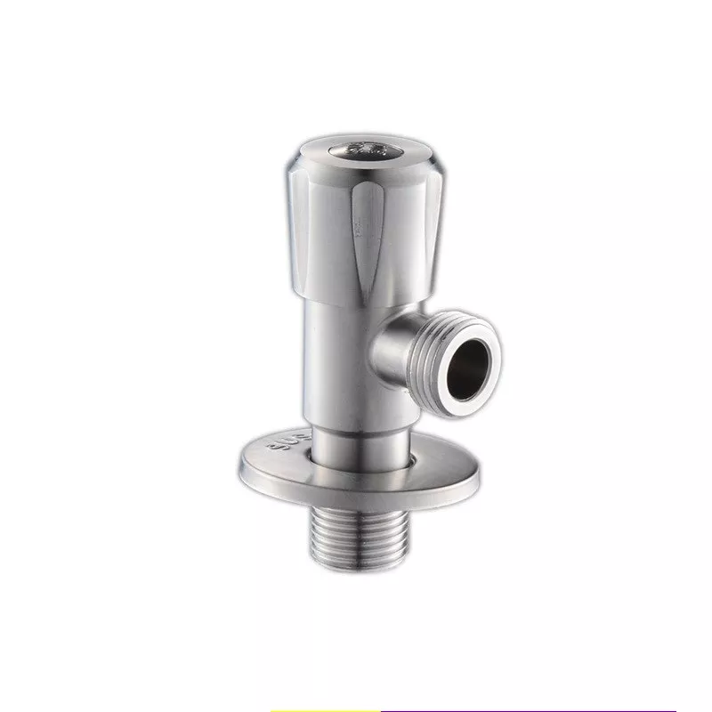 Stainless steel toilet bath fittings 1/2 wall mounted hand controlled bathroom water stop black kitchen corner valve