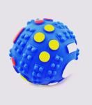 Non Toxic Feeding Soft Rubber Squeaky Dog Toys Durable Novely Shaped EN71