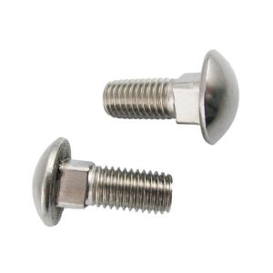 Wholesale M12 Stainless Steel Carriage Bolt DIN ASME ASNI Standard A2 Flat Head Screws from china suppliers