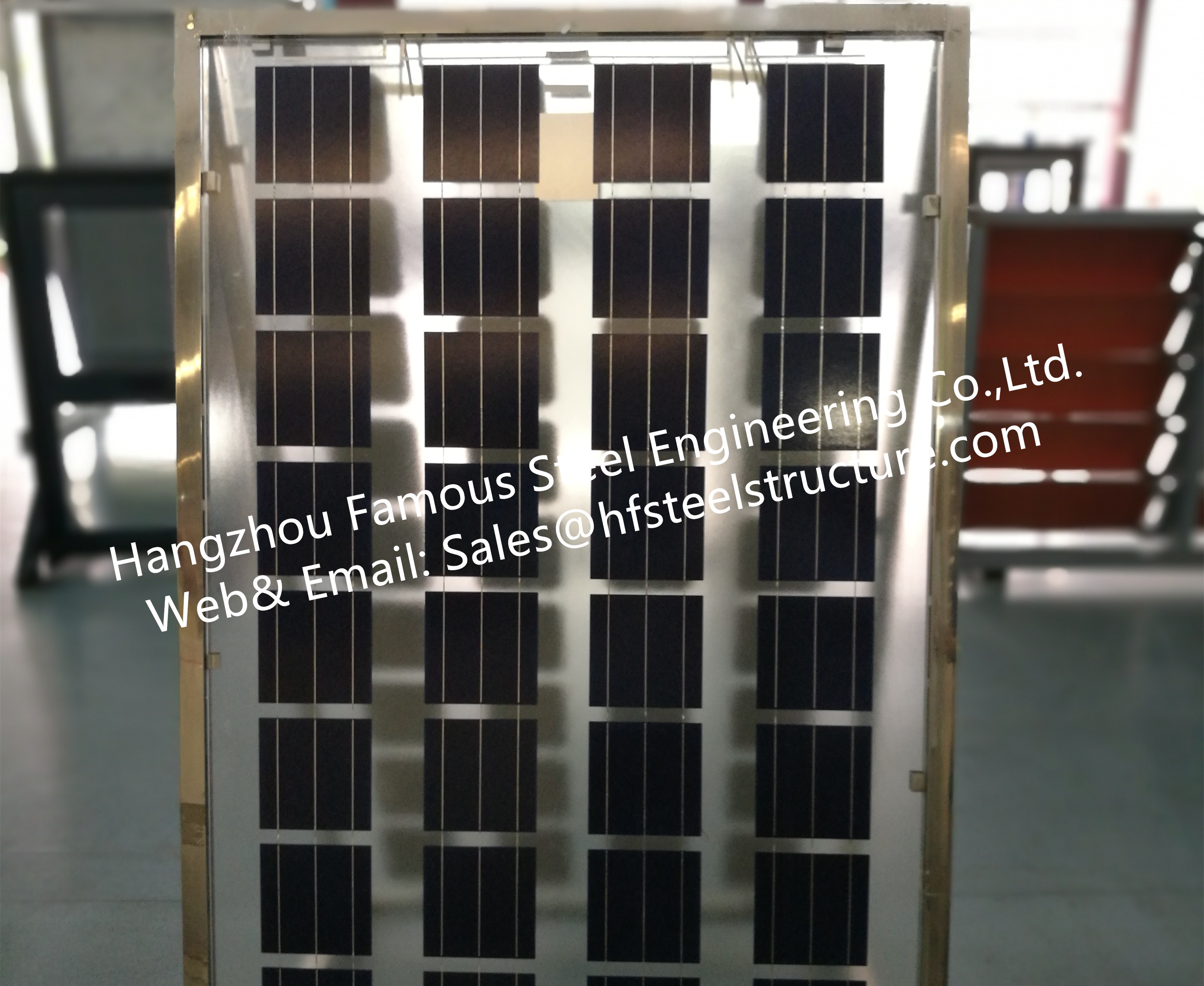 Solar Building-Integrated PV (Photovoltaic) Façades Glass Curtain Wall with Solar Modules Cladding