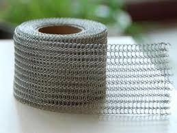 Stainless Steel Knitted Wire Mesh Flat Corrugated 304/316 Custom Lengths Various Widths
