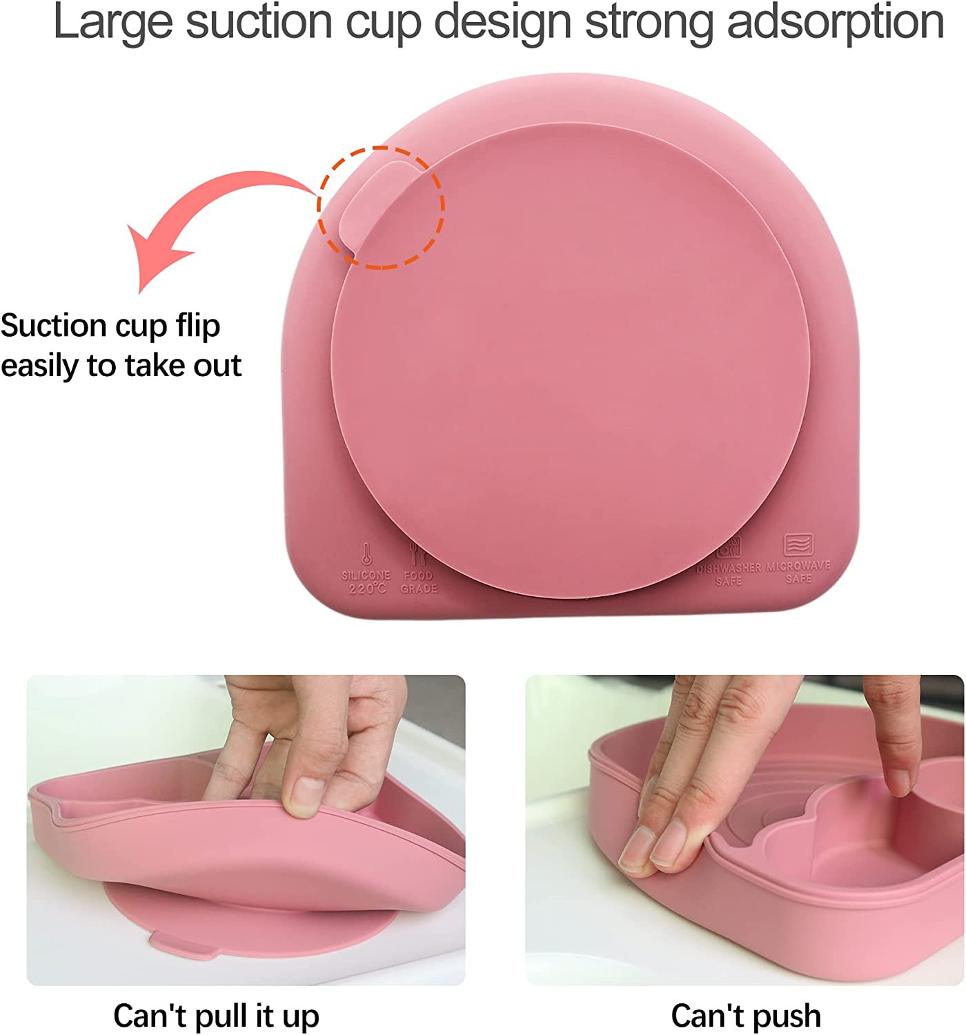 Portable Multicolor Silicone Dinnerware Set Bib And Bowl BPA Free