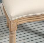 French Vintage Style Wood Dining Fabric Wood Stackable Wedding Wooden Chair with