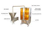 Viscous Sauce Automatic Liquid Packing Machine Touch Screen 0.6Mpa 650kg
