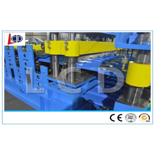 Double Layer Roofing Sheet Making Machine , Wall Panel Roll Forming Machine Energy Saving