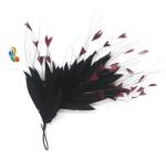 Father's Day Party Decoration Coque and Goose Feather Headwear with Wire