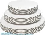 Sturdy Round Cake Boards 8 ,10 And 12 Inch, Gold Cardboard Cake Circles Plate