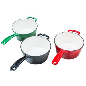 Wholesale Enameled Non Stick Enameled Cast Iron Saucepan 2.5 Quart 16cm from china suppliers