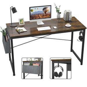 Wholesale 28inch height 47 Inch Computer Desk Home Office Study Desk With Storage Bag from china suppliers