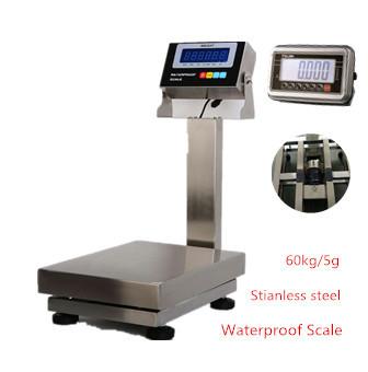 Platform scale BWS-3040 60kg/5g 304 Stainless Steel Industry Weighing bench