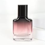 Portable 30ml Gradient Glass Fragrance Perfume Glass Bottle With Black Sprayer