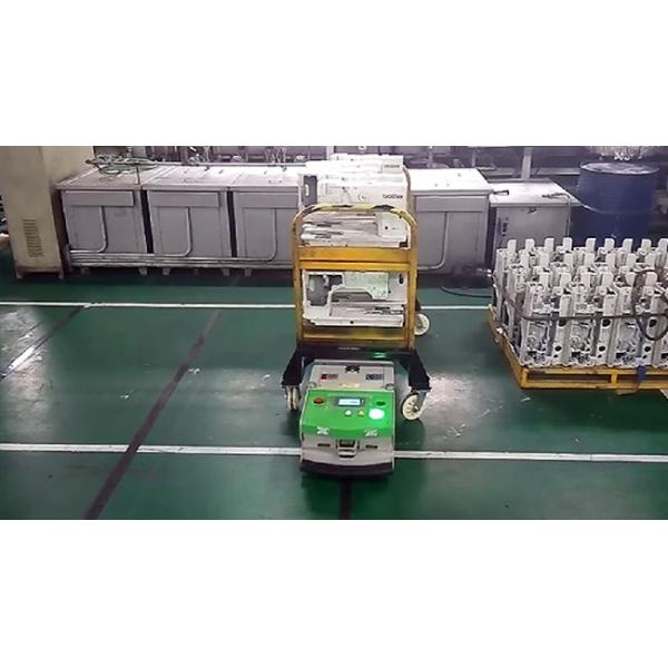 Material Trolley AGV Drive Unit , Automated Guided Robots 0-35m/Min Travel Speed