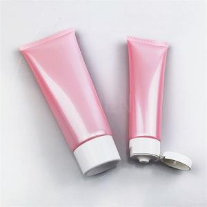 Wholesale Transparent Clear Plastic Cosmetic Tube Packaging Cream With Screw Up Cap from china suppliers