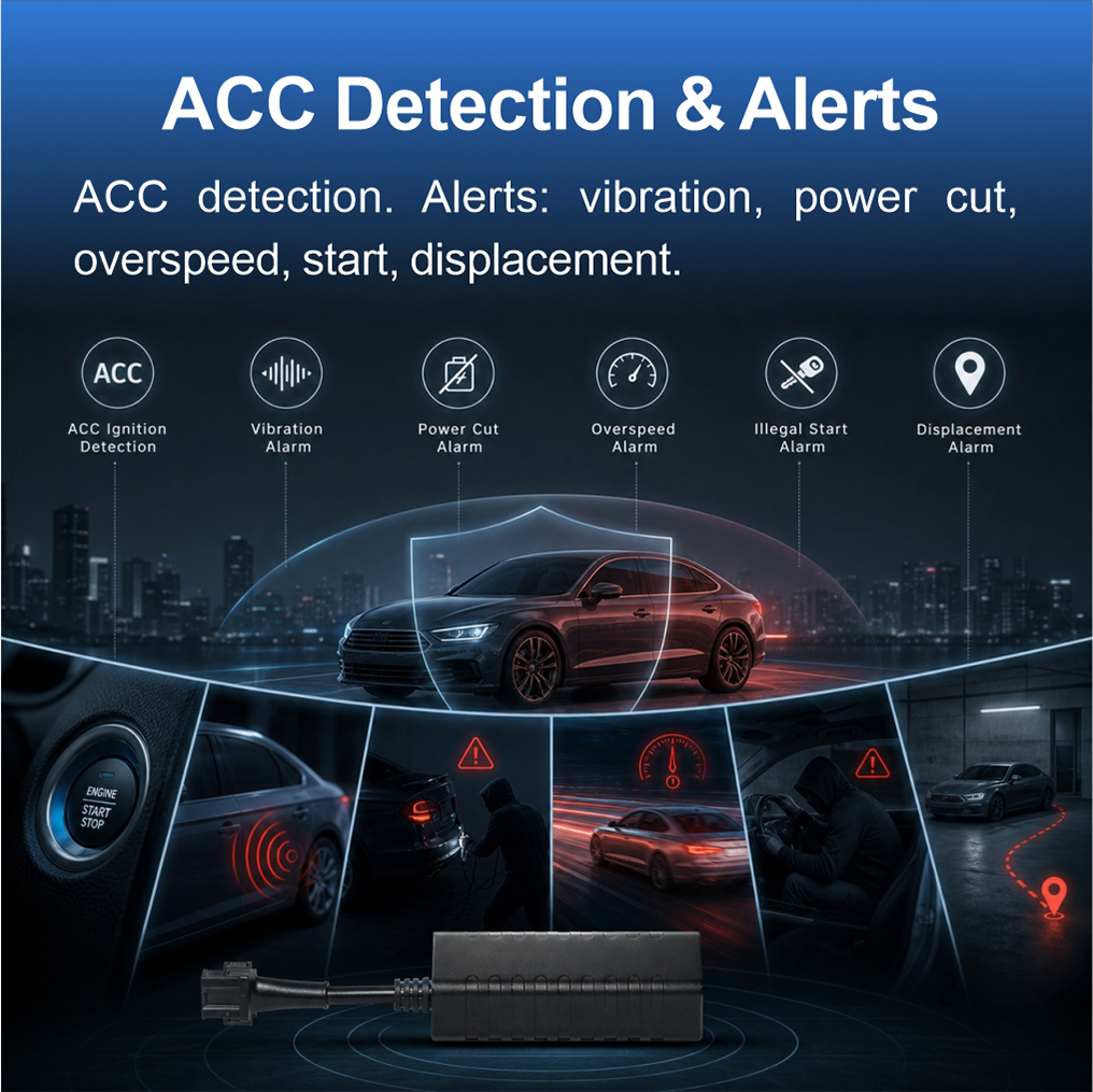 VM90-2G Wide-Voltage GPS Vehicle Tracker