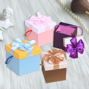 Wholesale Customizable Square Christmas Gift Box Kraft Paper Packaging from china suppliers