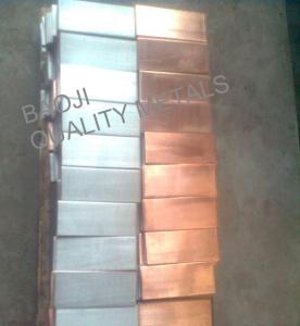 Wholesale T2 Gr2 Square Titanium Copper Alloy Plate Electrode Material from china suppliers