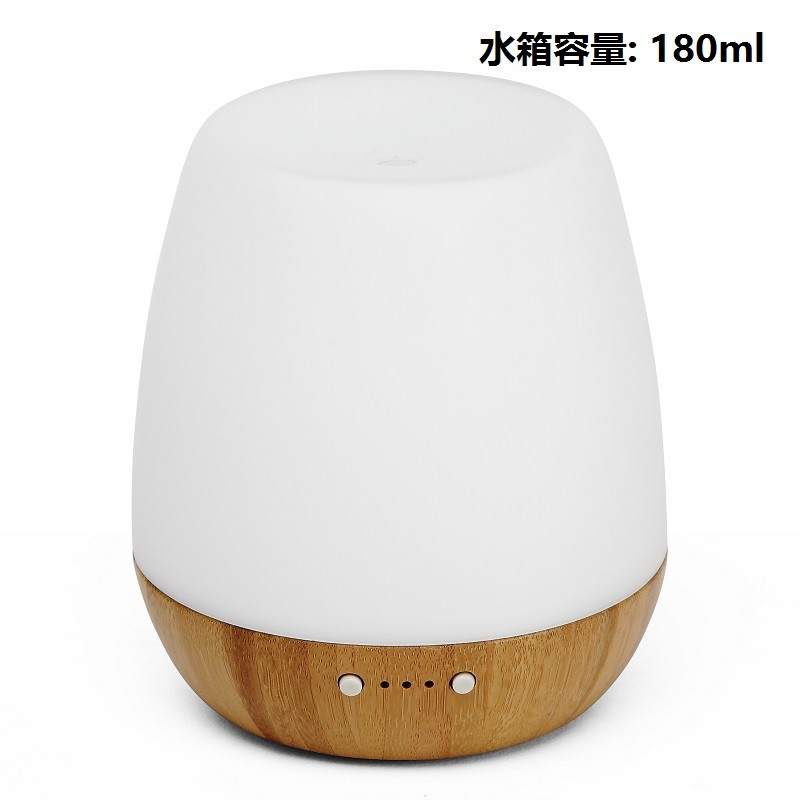 Glass 12W Bamboo Ultrasonic Aromatherapy Diffuser 8H Timer
