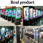 VETO 43 50 55 Inch 4K LCD Advertising Vertical Digital Kiosk Floor standing