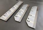 Tungsten Carbide Three Way Trimmer Knives Blades Cutting Sticks For Guillotines