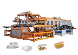 Wholesale Automatic Disposable PS Foam Food Container Thermoforming Machine 1000 / 1100 mm from china suppliers