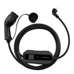 Retractable Ev Charger Type 2 Schuko Portable Electric Car Charger With Time